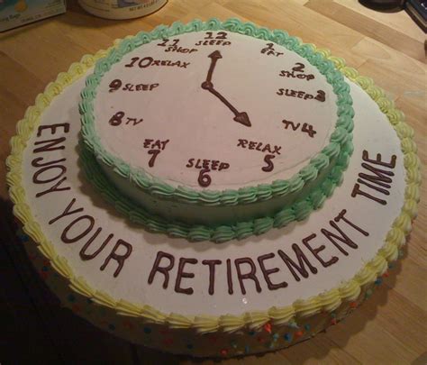 retirement cake funny